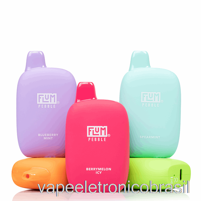 Vape Recarregável Flum Pebble 6000 Descartável Transparente